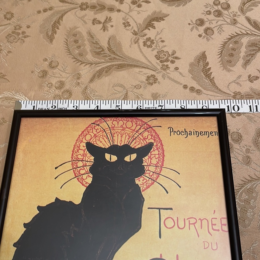 Tournee du Chat Noir,Le Pour Sterilise,Professionally Framed . . 9 1/2 “ X 13” - Picture 9 of 11